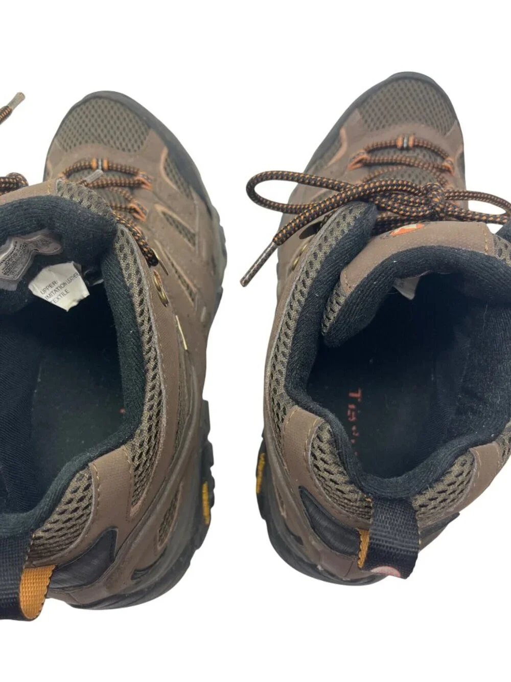 Merrell Mens Gore-Tex Hiking Boots Brown 11.5 US Vibram Sole Durable Outdoor Gea